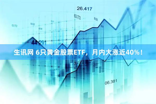 生讯网 6只黄金股票ETF，月内大涨近40%！