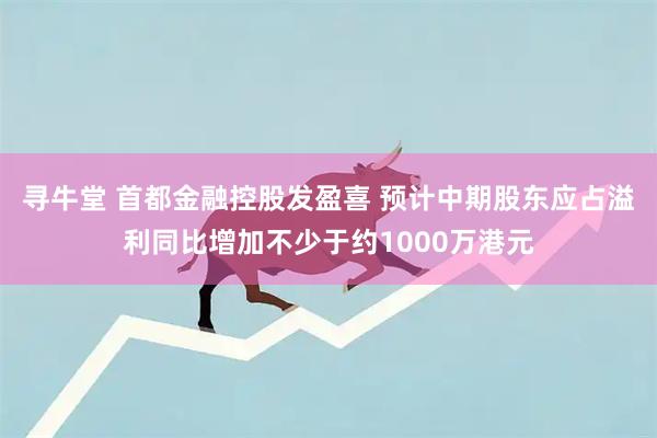 寻牛堂 首都金融控股发盈喜 预计中期股东应占溢利同比增加不少于约1000万港元